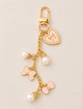 Pink Pearl Keychain